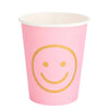 Blush Smiley Paper Cup