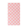 Check It! Tickle Me Pink Check Guest Napkins