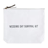 Canvas Zip Pouch - Wedding Day Survival Kit