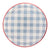 Hamptons Chambray Gingham Paper Plate