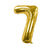 #7 Gold Foil Balloon