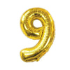 #9 Gold Foil Balloon