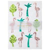 Meri Meri Glitter Flamingo Sticker Sheets