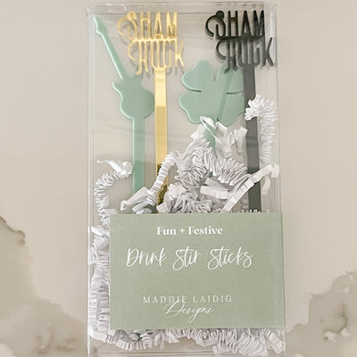 Sham-Rock Stir Stick Set