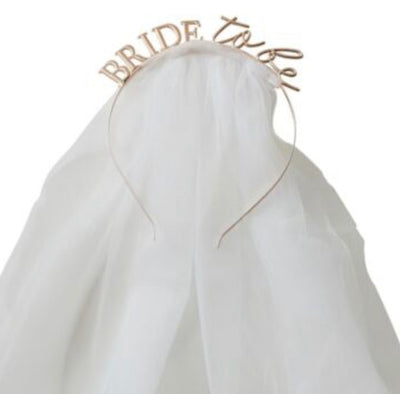 Bride to be Veil Headband