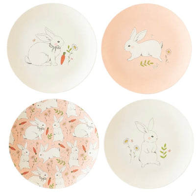 Easter Bunny Reusable Plate Set