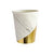 White Marble Color Block Cups