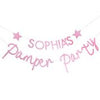 Personalized Pamper Party Banner