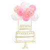 Meri Meri Pink Balloon Cake Topper